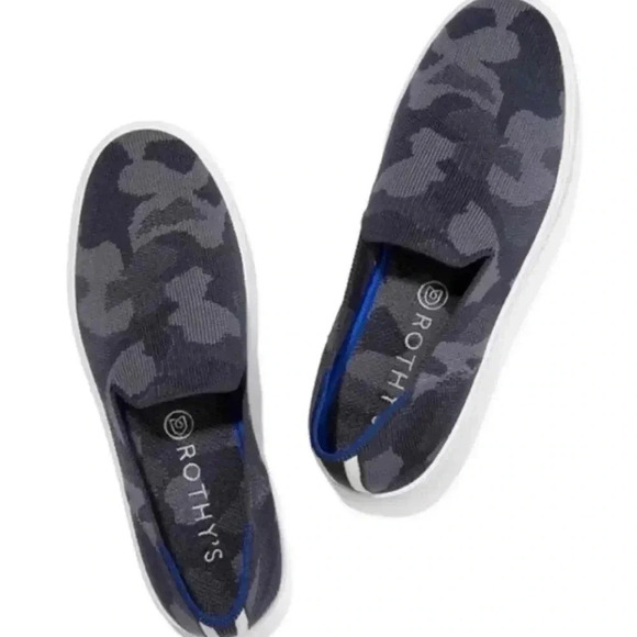 Rothy's The Sneaker in  Gray Camo Size 8.5 - Picture 2 of 9